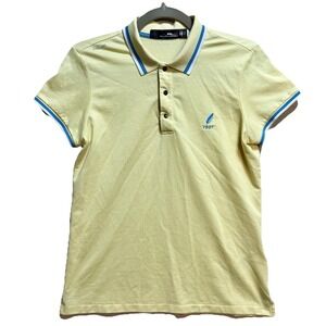 rlx ralph lauren polo womens Small Yellow Blue Accents